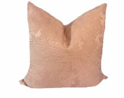 Salmon Matelasse Pillow Cover - Kravet Pillow, Custom Pillows, Shell Pink Nuetral Coral Pillow Cover, Lumbar - thumbnail 1