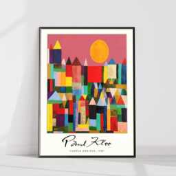 Paul Klee Exhibition Poster, Red Balloon, Art Print, Surrealist Art, Modernism, Cubism, Gift Idea, A1/A2/A3/A4 - thumbnail 3