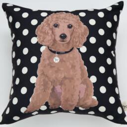 Poodle Pillow Cover - thumbnail 2