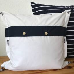 1 Pillow Case Cushion Cover Maritime Beach 40x40cm - thumbnail 3