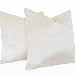 Luxury White Velvet Pillow Cover, Decorative Pillow, Euro Sham, Modern 20 X 20, 22 22, 24 24, 26 26, Wholesale Pi - thumbnail 3