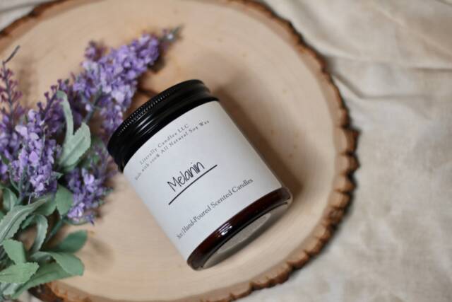 Melanin -Scented Candle - Hand-Poured 100% Soy Wax