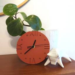 Mini Modern Roman Numerals Acrylic Clock - thumbnail 3