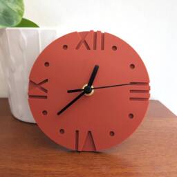 Mini Modern Roman Numerals Acrylic Clock - thumbnail 2