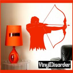 Archer Archery Vinyl Wall Decal Or Car Sticker - Archeryst004Et - thumbnail 1