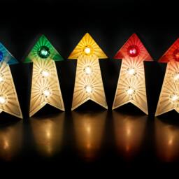 40cm American-style Metal Arrow Light - Retro Marquee Sign For Wall Display - thumbnail 2