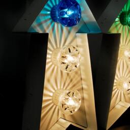 American-style Metal Arrow Light, Retro Marquee Sign For Wall Display - 40cm - thumbnail 4