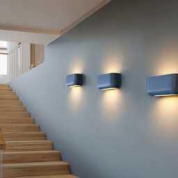 Naaya Color Light Box Ceramic Sconce, Minimalist Up Down Wall - thumbnail 2