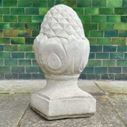 Fantasy Acorn Sculpture Concrete Ball Figurine Cement Statue Outdoor Decoration Garden Ornament Acorn Lover Gift Yard Art - thumbnail 2