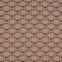 Fryetts Apollo Lampshade, Geometric Burnt Orange Or Ochre Empire Shade, Handmade - thumbnail 2