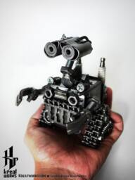 Recycled Metal Little Bot Sculpture By Kreatworks/Recycle Sustainable Art - thumbnail 1
