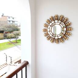 "Peruvian Mirrors ""Leaves 45cm" - thumbnail 3