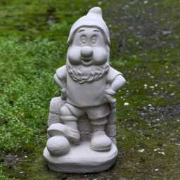 Outdoor Football Gnome Sculpture Concrete Playful Statue Fun Garden & Home Decoration For Sports Lovers Cement Yard Ornament Gift - thumbnail 4