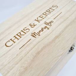 Couples Memory Keepsake Box - thumbnail 3