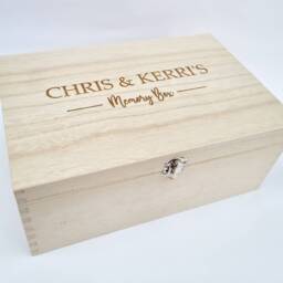 Couples Memory Keepsake Box - thumbnail 2