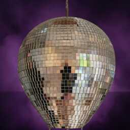 Mirror Ball Hot Air Balloon Planter, Hanging Disco Plant Pot, Handmade UK - thumbnail 4