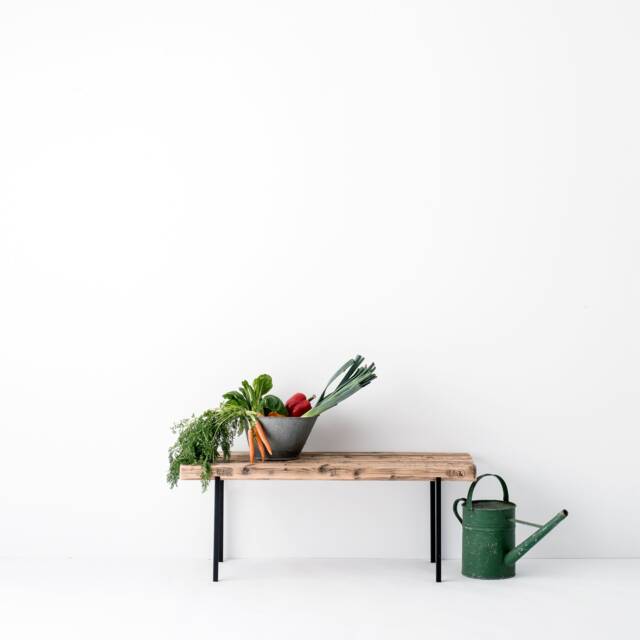 Bench Made Of Antique Wooden Planks Can Be Used As A Sideboard, Hallway Bench Or in The Dining Room - image 1