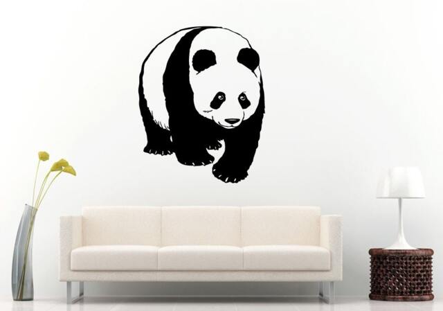 Panda Bear Cute Animal Children's Room Wall Decal Vinyl Sticker Mural Decor L991 - image 1
