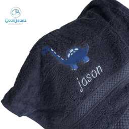 Dinosaur Towel - Personalised Face Cloth/Hand Bath - thumbnail 4