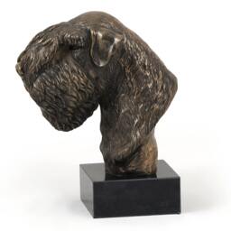 Wheaten Terrier Soft Coated, Dog Marble Statue, Limited Edition, Artdog. Made Of Cold Cast Bronze. Perfect Gift. Limited Edition - thumbnail 3