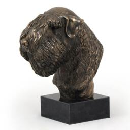 Wheaten Terrier Soft Coated, Dog Marble Statue, Limited Edition, Artdog. Made Of Cold Cast Bronze. Perfect Gift. Limited Edition - thumbnail 2