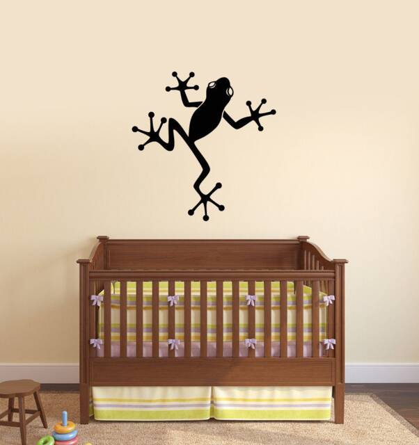 Frog Vinyl Wall Decal Child Kids Room Animal Tribal Art Home Decor Stickers Mural - #2848Di - image 1