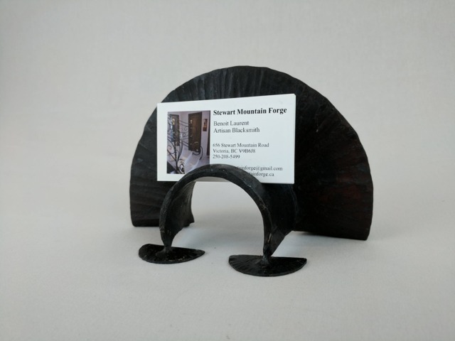 Forged Steel Business Card Holder - image 1