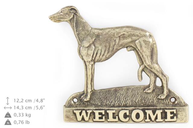 Whippet, Dog Welcome, Hanging Decoration, Limited Edition, Artdog - image 1