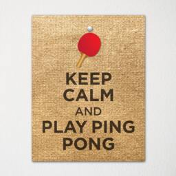 Keep Calm & Play Ping Pong - Fine Art Print Choice Of Color Purchase 3 Receive 1 Free Custom Prints Available - thumbnail 3