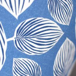 Blue & White Leaf Lampshade, Scandinavian Fabric Botanical Pattern 30cm To 45cm ?? Handmade By Vivid Shades - thumbnail 3