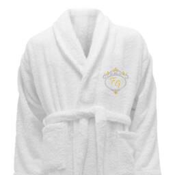 5 Hotel Edition White Set - Personalized Bathrobe, Bath Towels Ref. Deluxe - thumbnail 4