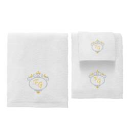 5 Hotel Edition White Set - Personalized Bathrobe, Bath Towels Ref. Deluxe - thumbnail 2