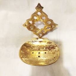 Handmade Brass Soap Dish, Moroccan Bathroom Decor - thumbnail 2