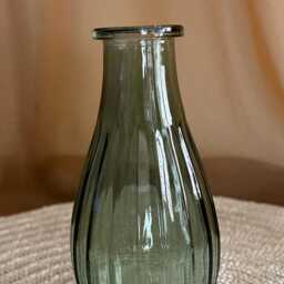 Green Glass Bud Vases - Sold Individually Or As A Coordinated Set - thumbnail 3