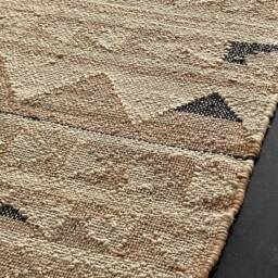 Handwoven Hemp Cotton Kilim Runner Indian Traditional Rug - 2.5x6 Ft - thumbnail 2