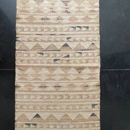 Handwoven Hemp Cotton Kilim Runner Indian Traditional Rug - 2.5x6 Ft - thumbnail 3