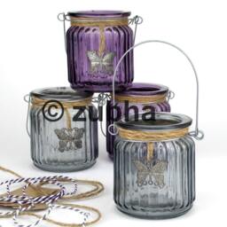 Beautiful Butterfly Tealight Holder, Glass Candle Perfect For Weddings & Parties - thumbnail 2