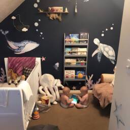 Watercolor Sea Creature Wall Decals - Peel & Stick Nursery Stickers For Kids Room - thumbnail 4