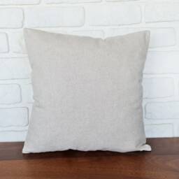 Gray Color Block Faux Suede Pillow Cover - 16x16'' - thumbnail 4