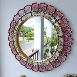 "Peruvian Mirrors ""Pink Happiness" - thumbnail 3
