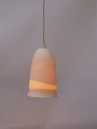 Path Light, Porcelain Bell, Hanging Lamp - thumbnail 2