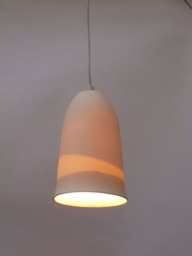 Path Light, Porcelain Bell, Hanging Lamp - thumbnail 1