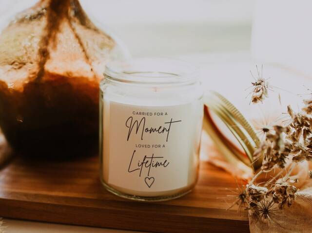 Baby Loss Candle - Gift Sorry For Your Sympathy in Loving Memory - image 1