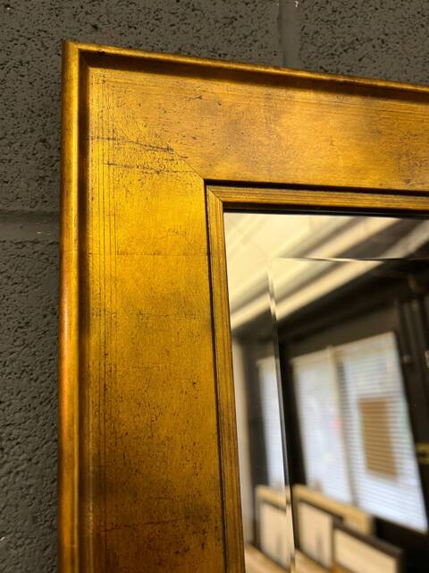 Handmade Wall Mirror Handcrafted Mirror Gold Contemporary Design Solid Wood Various Sizes Available - image 1
