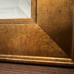 Handmade Wall Mirror Handcrafted Mirror Gold Contemporary Design Solid Wood Various Sizes Available - thumbnail 3