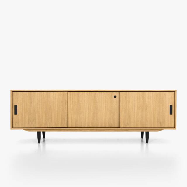 Mid-Century Sideboard, Dresser, Commode, Credenza Made Of Oak Vaneer - Livlo D-S04 - image 1