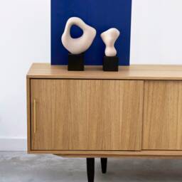 Mid-Century Sideboard, Dresser, Commode, Credenza Made Of Oak Vaneer - Livlo D-S04 - thumbnail 4