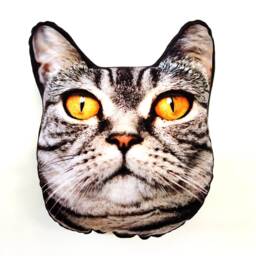 Pet Face Cushion - Mush Cush??? Novelty Gift Funny Dog Cat Shape 2 - thumbnail 2