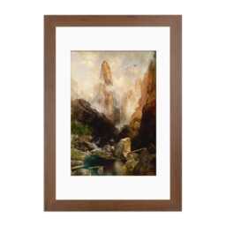 A1 A2 A3 A4 A5 Picture Frame With Mount, Colourful Room Decor Frame, Modern Thin Walnut Poster Frames For Wall Art - thumbnail 1