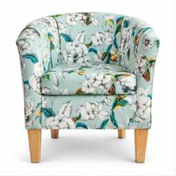 Handmade Maestro Hummingbird Tub Chair - Traditional Fabric & Made in Britain - thumbnail 2